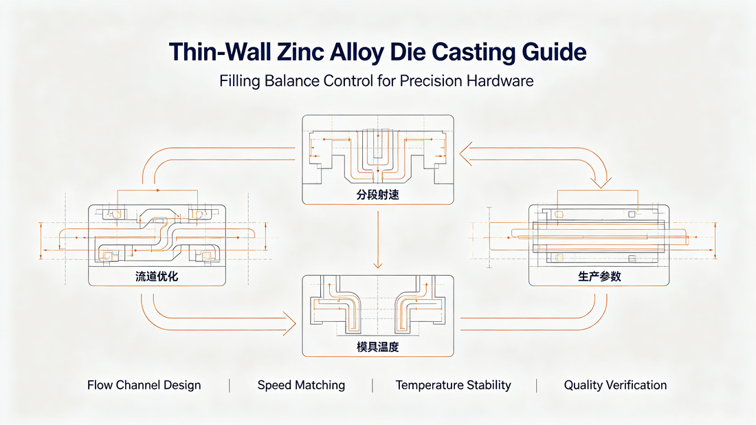 Filling Balance Control for Thin-Wall Zinc Alloy Die-Cast Parts