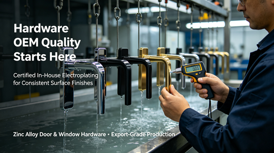Why In-House Electroplating License Is a Core Advantage for Hardware OEM Factories